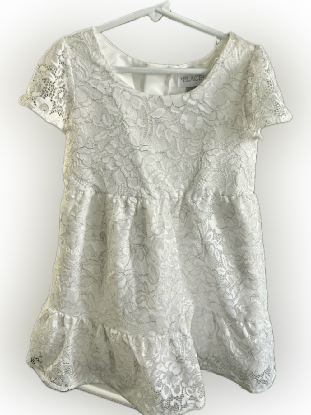 The Children’s Place White Tiered Sundress Size 5/6